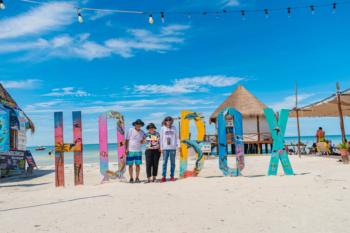 Viajeros en Holbox
